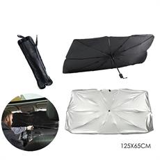 PARASOLE PIEGHEVOLE PER AUTO 130 X 60 CM 4 COLORI ASS