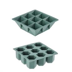 FORMA GHIACCIO 9 CUBETTI 16 X 16 X H5 CM 2 MODELLI ASS