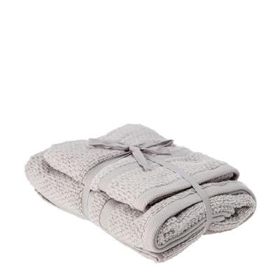ASCIUGAMANO WIDA SET 2 PZ 40 X 55 / 55 X 100 CM GRIGIO