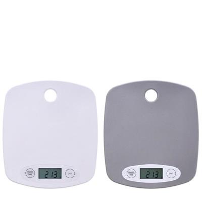 BILANCIA CUCINA 5 KG 19 X 17 X H 2 CM 2 COLORI ASS