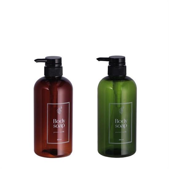 DISPENSER IN PLASTICA 600 ML D. 8 X H 19 CM 2 COLORI ASS