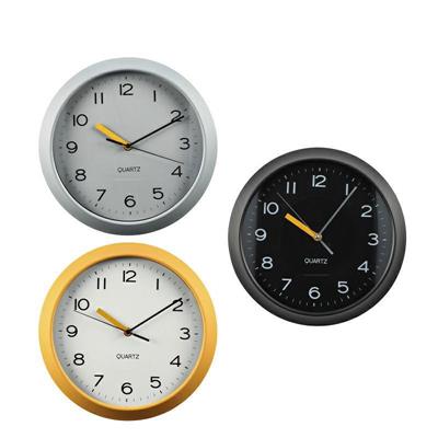 OROLOGIO DA PARETE IN PLASTICA D. 29,5 CM 3 COLORI ASS