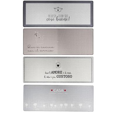 TAPPETO ANTISCIVOLO 45 X 120 CM 4 DECORI ASS