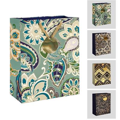 BORSA IN CARTA 41 X 21 X H 50 CM 4 DECORI ASS
