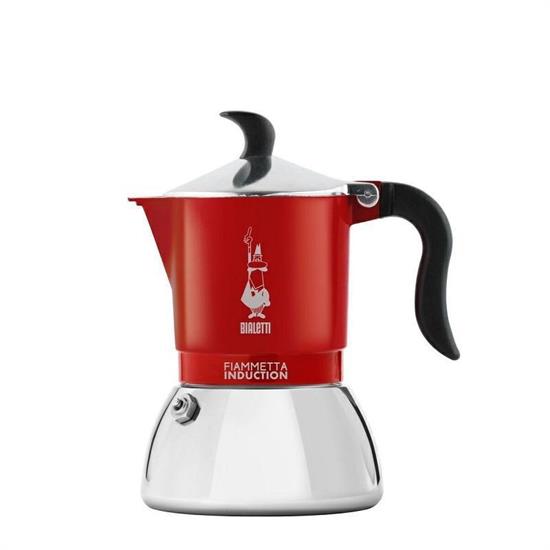 CAFFETTIERA FIAMMETTA INDUZIONE 2 TZ ROSSA