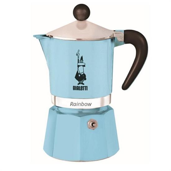 CAFFETTIERA RAINBOW 3 TZ AZZURRA BIALETTI
