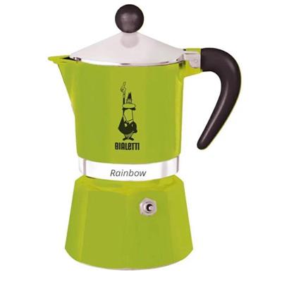 CAFFETTIERA RAINBOW 3 TZ VERDE BIALETTI