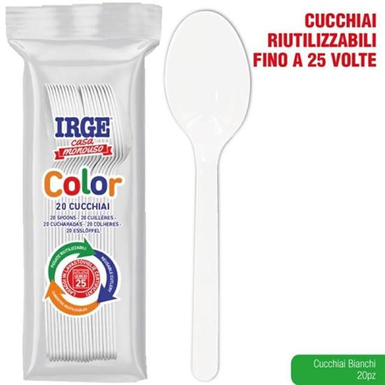 CUCCHIAIO POLIPROPILENE BIANCO CONF. 20 PZ