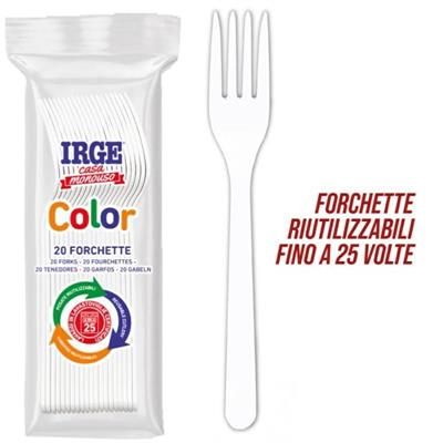 FORCHETTA POLIPROPILENE BIANCO CONF. 20 PZ