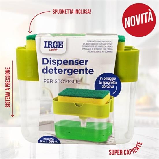 SPUGNA CON CONTENITORE LAVAPIATTI
