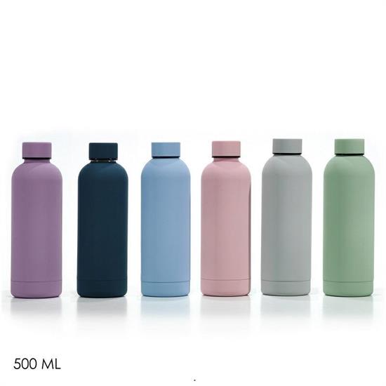 BOTTIGLIA TERMICA IN ACCIAIO 500 ML ASS