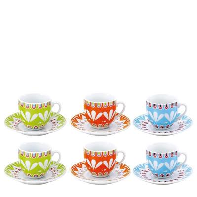 TAZZA CAFFE' ANITA CON PIATTINO CONF. 6 PZ
