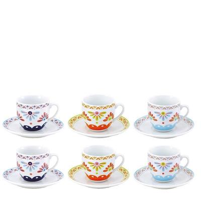 TAZZA CAFFE' ANITA2 CON PIATTINO CONF. 6 PZ