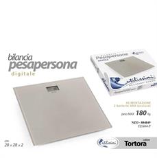 BILANCIA PESAPERSONA QUADRATA TORTORA 180 KG