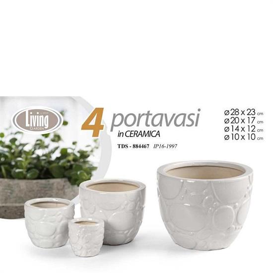 CASPO PORTAVASO SET 4 PZ 28/24/14/10 CM