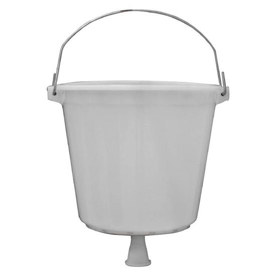 SECCHIO 25 LT CON CAMPANA PORTA FILTRO IN PVC