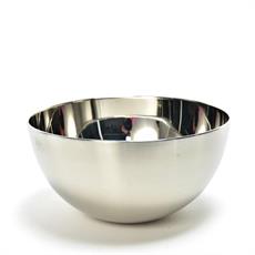 CIOTOLA IN ACCIAIO INOX 24 X H 12,5 CM