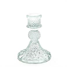 PORTACANDELA IN VETRO D. 8 X H 10,5 CM