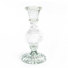 PORTACANDELA IN VETRO D. 8,5 X H 17,5 CM