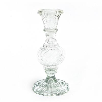 PORTACANDELA IN VETRO D. 8,5 X H 17,5 CM