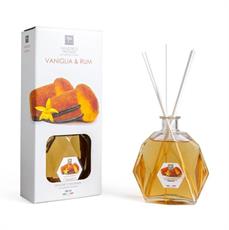 PROFUMATORE DIFFUSORE CON BACCHETTI FIBRA VANIGLIA RUM 300ML