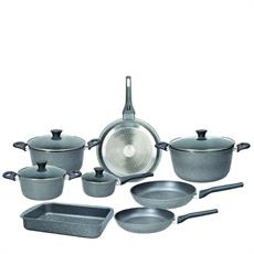 PENTOLE BATTERIA 12 PZ GRANCUCINA PHAETRA STYLE