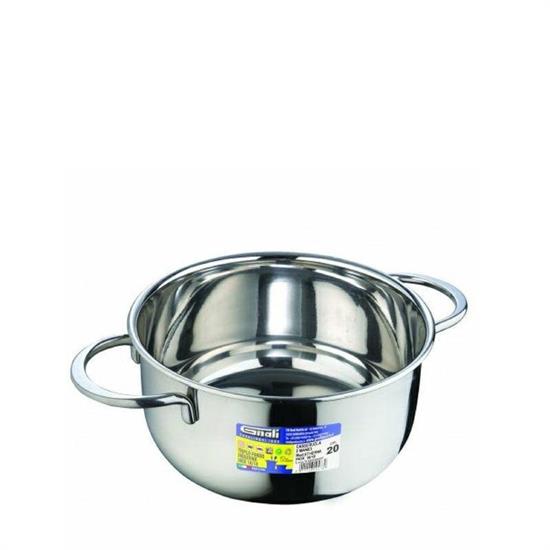 CASSERUOLA ETHERNA 18/10 2MANICI 20CM