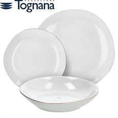 PIATTO SERVIZIO 18 PZ DELPHI FILO ORO