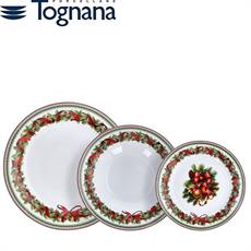 PIATTO SERVIZIO 18 PZ OLIMPIA NEW CHRISTAMS EVE