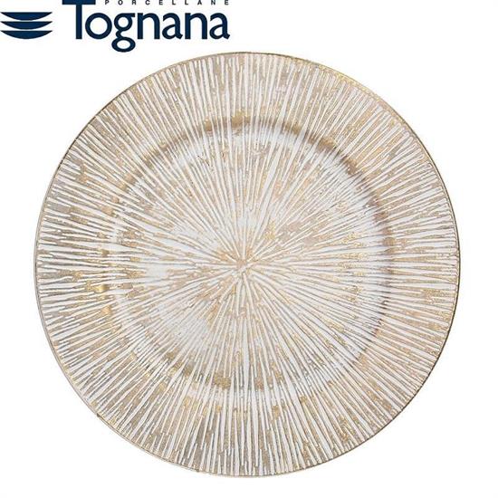 SOTTOPIATTO BIANCO DECAPATO 33 CM ECLAT