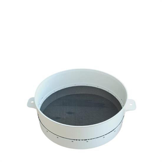 SETACCIO IN PASTICA RETE NERA D. 38 X H 13,5 CM