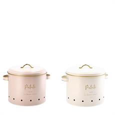 BARATTOLO PORTA PATATE D. 23 X H 22 CM 2 ASS