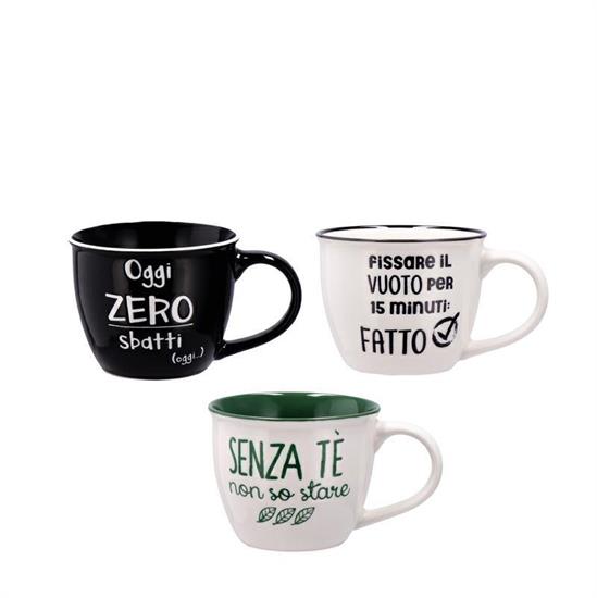 TAZZA PORCELLANA D. 8,5 X H 7 CM ASS