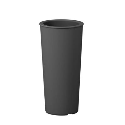 VASO TONDO ALTO SATURNO H 85 CM COLORE ANTRACITE