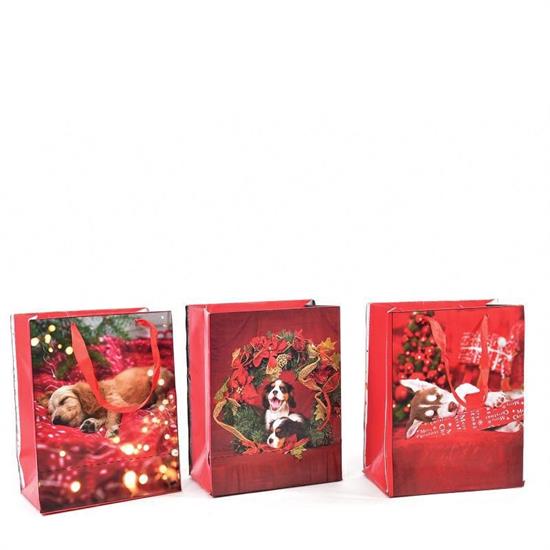 BUSTA NATALIZIA 44,5 X 10,5 XH 32,5 CM ASS