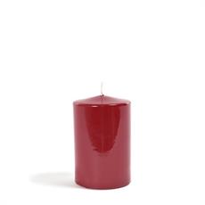 CANDELA PILLAR LUCIDA BORDEAUX D. 7 X H 10 CM