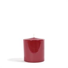 CANDELA PILLAR LUCIDA BORDEAUX D. 8 X H 5 CM