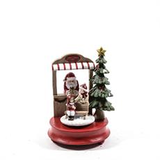 CARILLON NATALIZIO IN RESINA D. 17 X H 23 CM