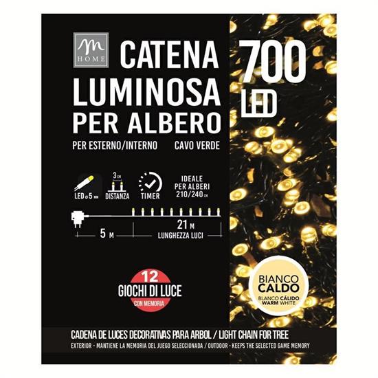LUCI 700 LED BIANCO CALDO 21 MT