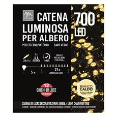 LUCI 700 LED BIANCO CALDO 21 MT