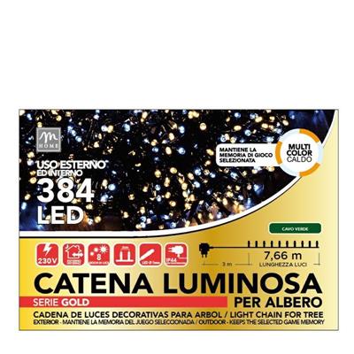 LUCI 384 MINILUCCIOLE BIANCO CALDO E FREDDO 10 MT
