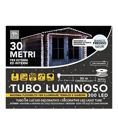LUCI TUBO 300 LED BIANCO FREDDO 30 MT