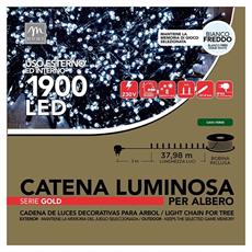 LUCI MINILUCCIOLE FILO 1900 DA ESTERNO 38 MT BIANCO