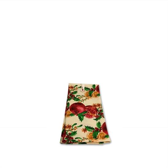 SALVIETTA NATALIZIA IN COTONE 40 X 60 CM ASS