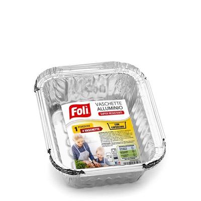 FOLI CONTENITORE 1 PORZIONE CONF. 4PZ