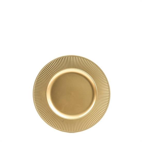 SOTTOPIATTO CHAMPAGNE IN PLASTICA 33 CM