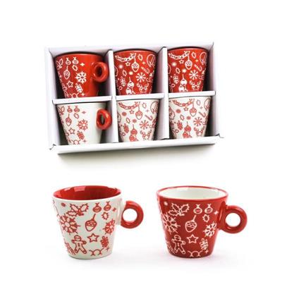 TAZZA CAFFE' IN PORCELLANA 90 ML CONF. 6 PZ