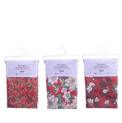 TOVAGLIA ANTIMACCHIA NATALIZIA POLIESTERE 140 X 240 CM ASS