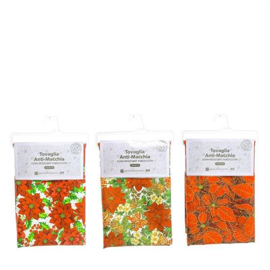 TOVAGLIA ANTIMACCHIA NATALIZIA POLIESTERE 140 X 180 CM ASS