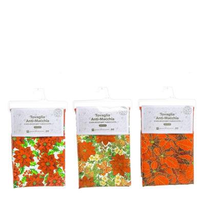 TOVAGLIA ANTIMACCHIA NATALIZIA POLIESTERE 140 X 180 CM ASS